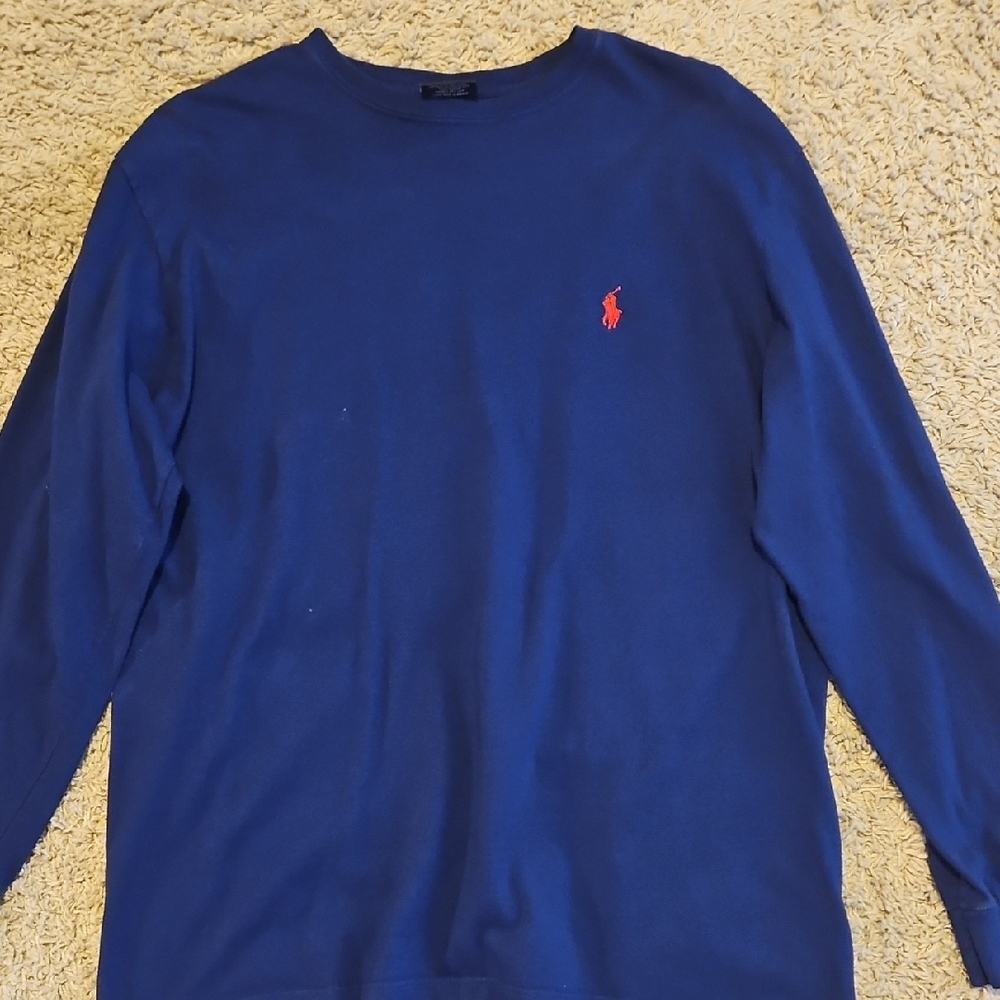 Polo Ralph Lauren Blue Long Sleeve Shirt